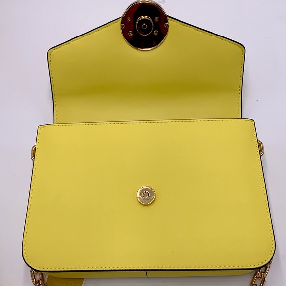 MICHAEL KORS CARMEN MEDIUM CONVERTIBLE SHOULDER BAG SUNSHINE COLOR - Picture 9 of 16